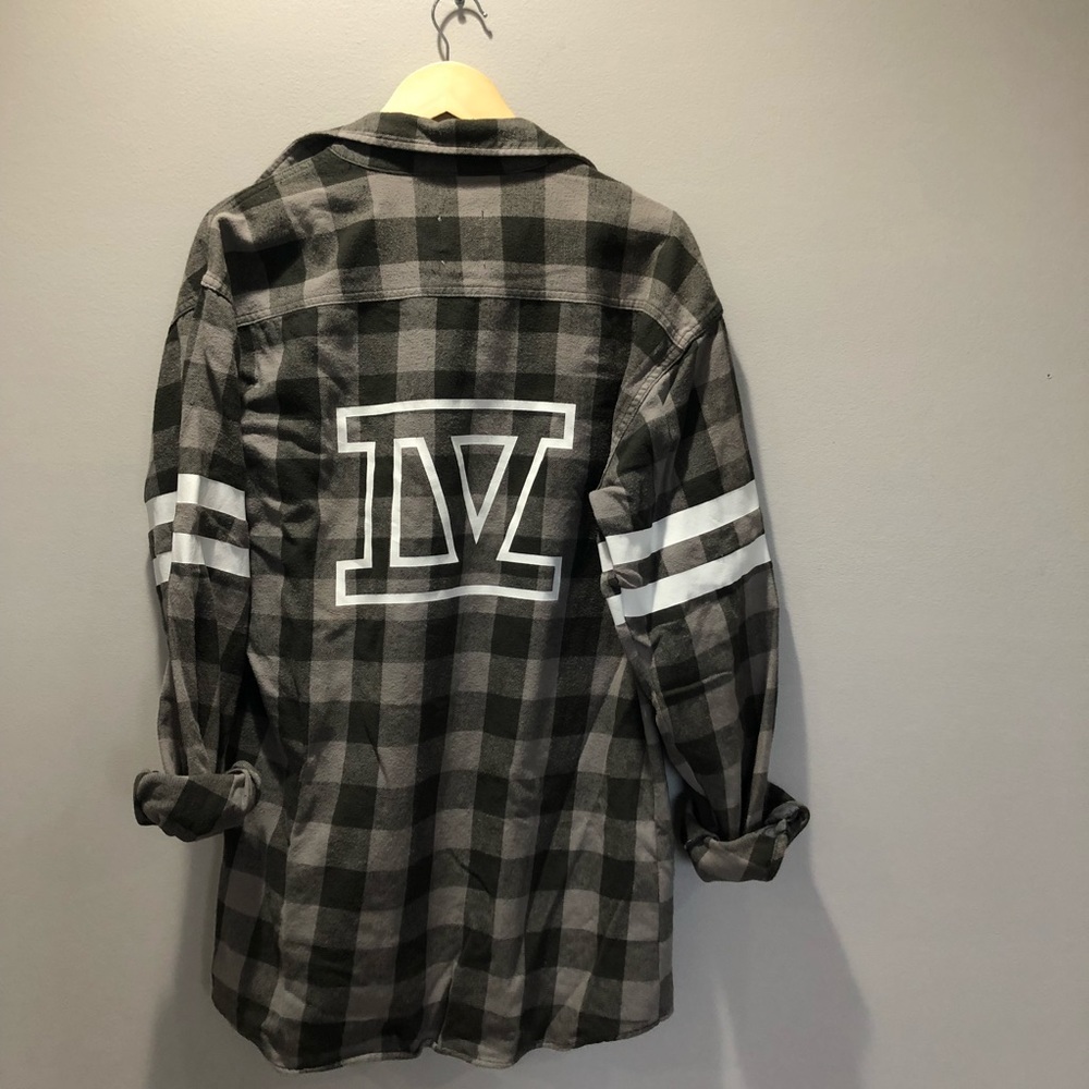 LF furst of a kind gray sporty flannel